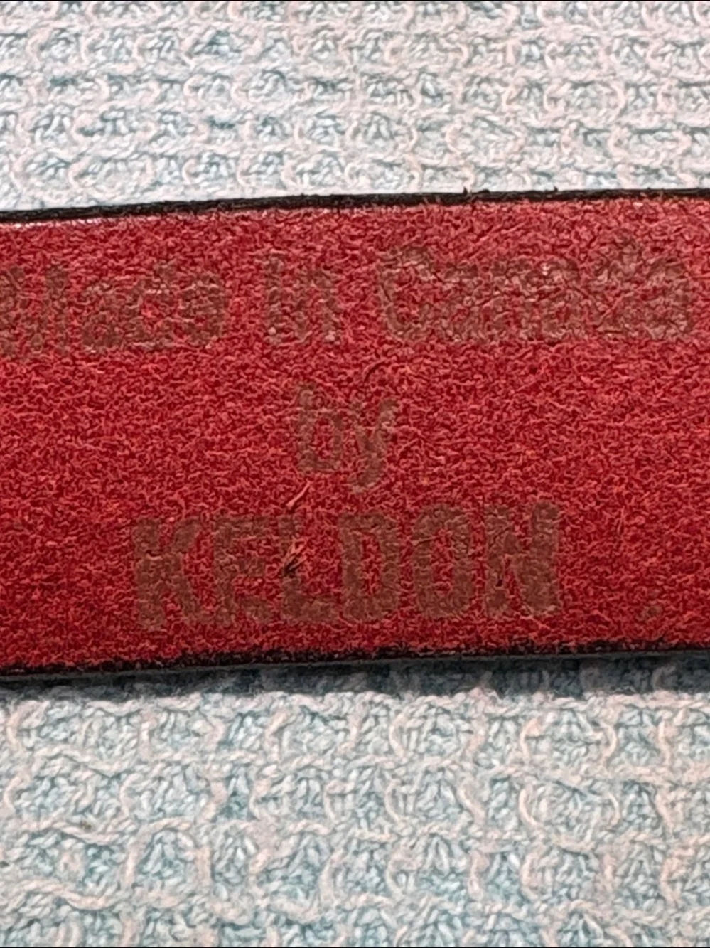 Woman’s Keldon Genuine Italian Leather Belt Western Theme 39 inches